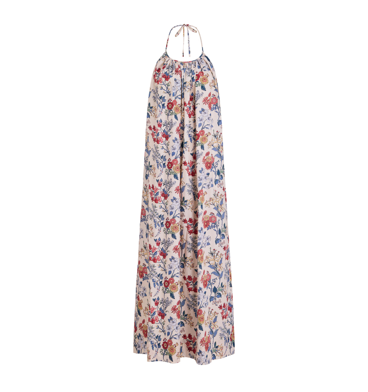 Halter Dress in Antique Floral