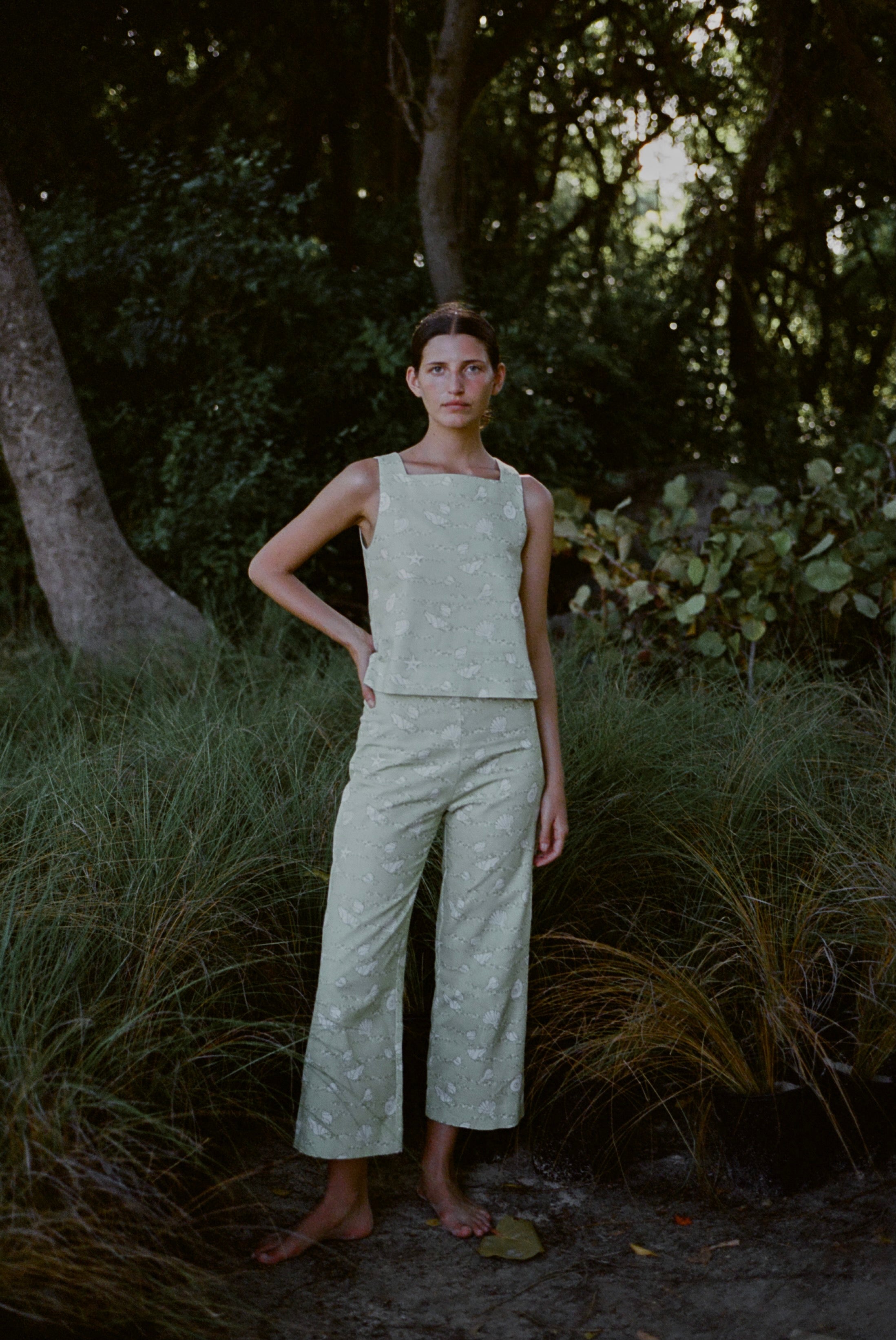 Shift Top in Lime Shell