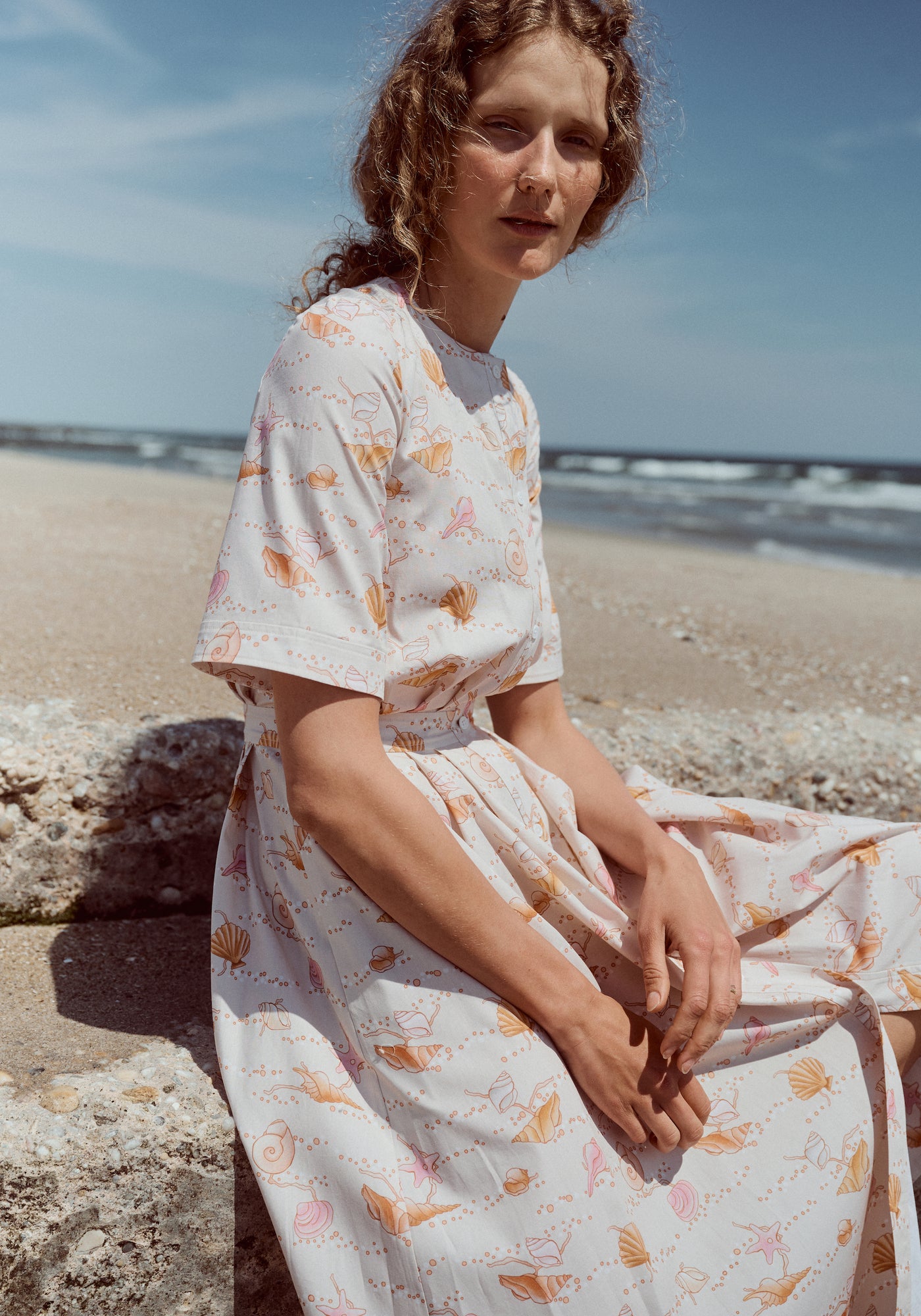 PREORDER: Sloan Dress in Warm Shell