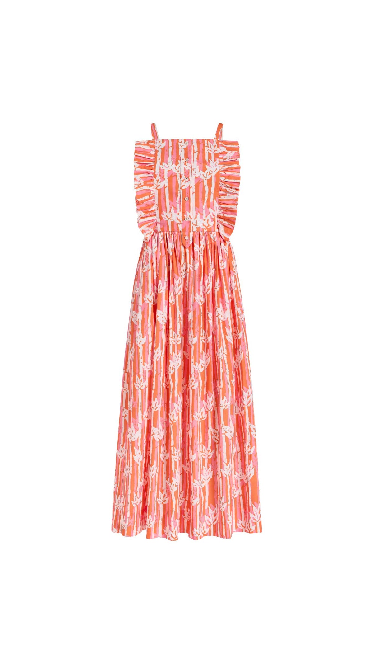 Lane Dress in Warm Batik Bamboo