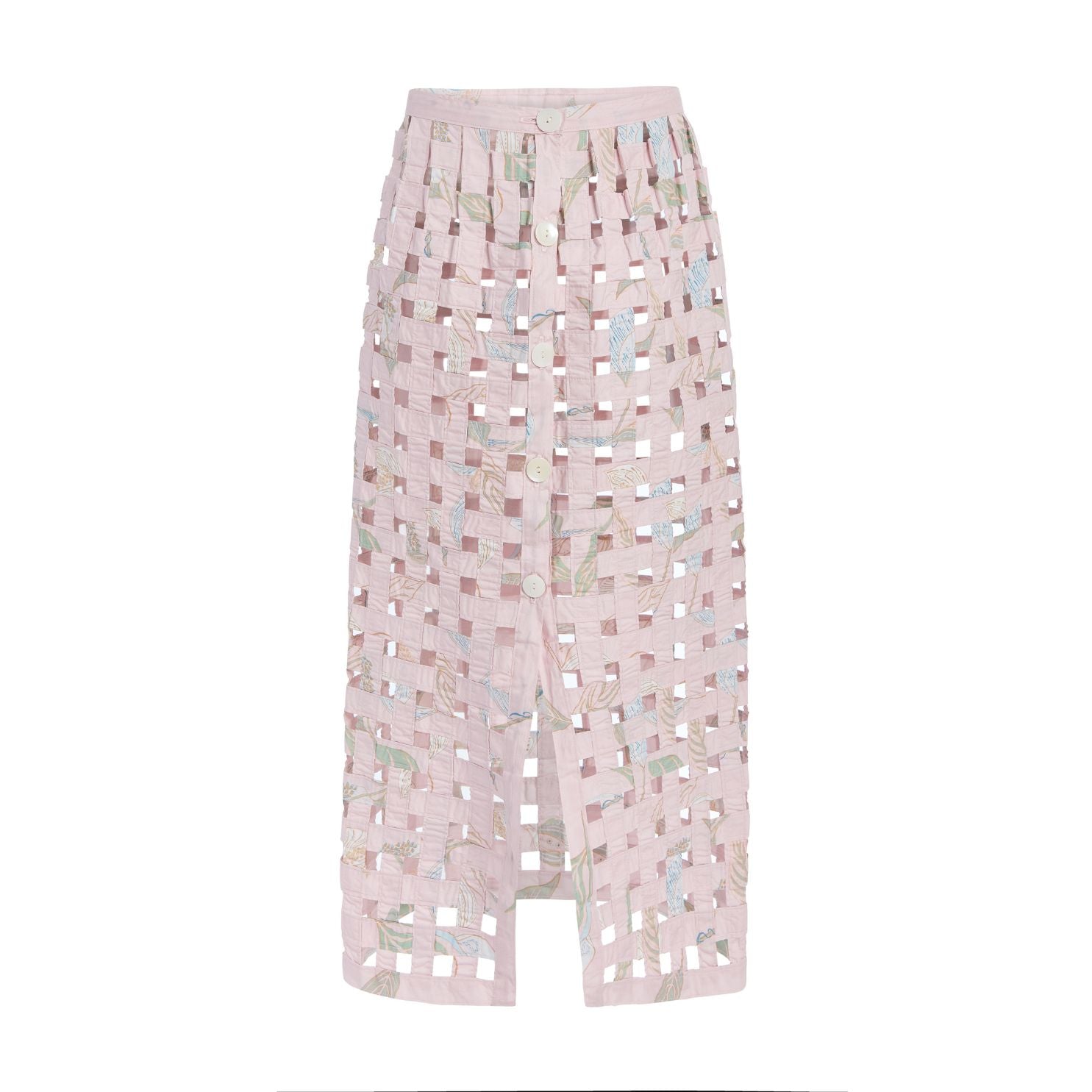 Basket Skirt in Rose Peace Lily