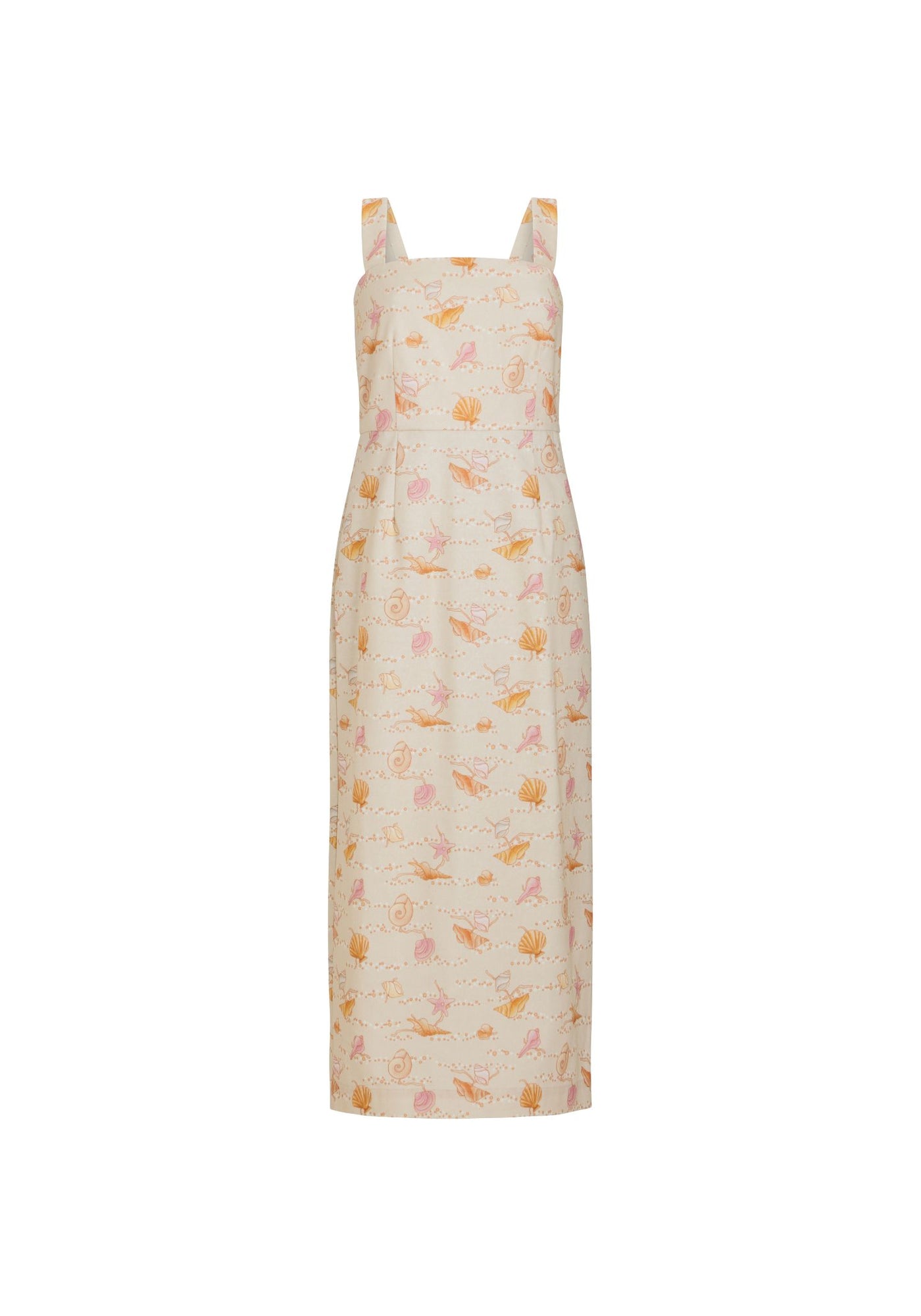 Long Slip Dress in Warm Shell Coco Shop Long Slip Dress in Warm Shell Coco Shop