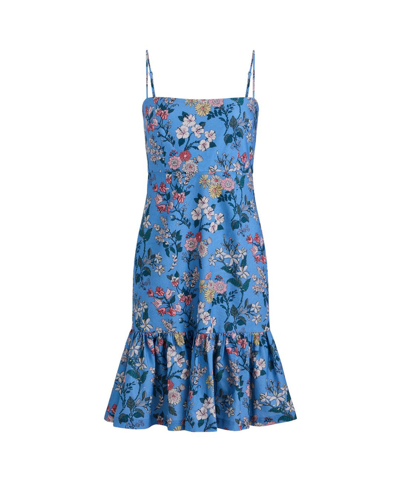 Georgia Dress in Blue Multi Floral
