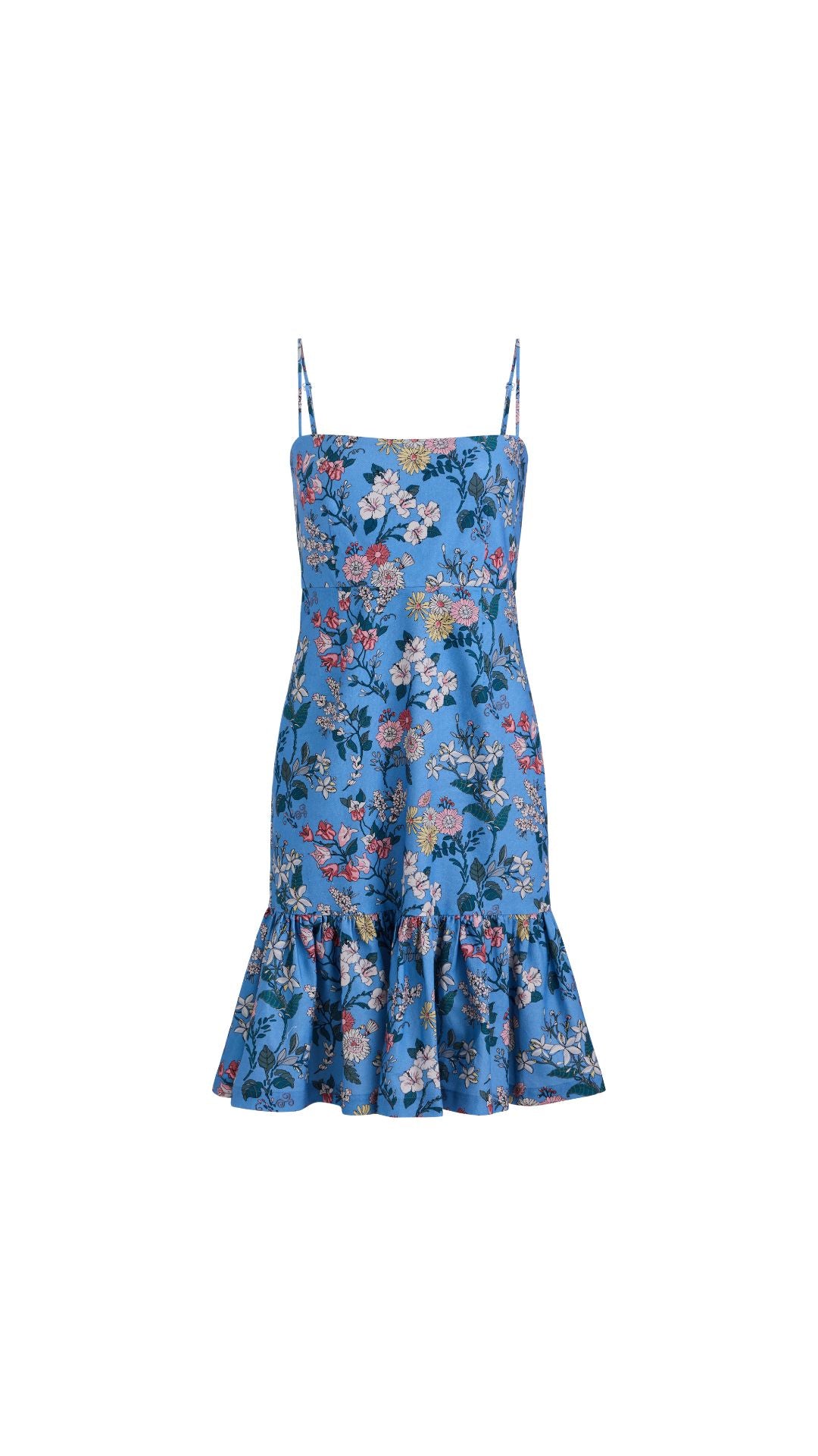 Georgia Dress in Blue Multi Floral