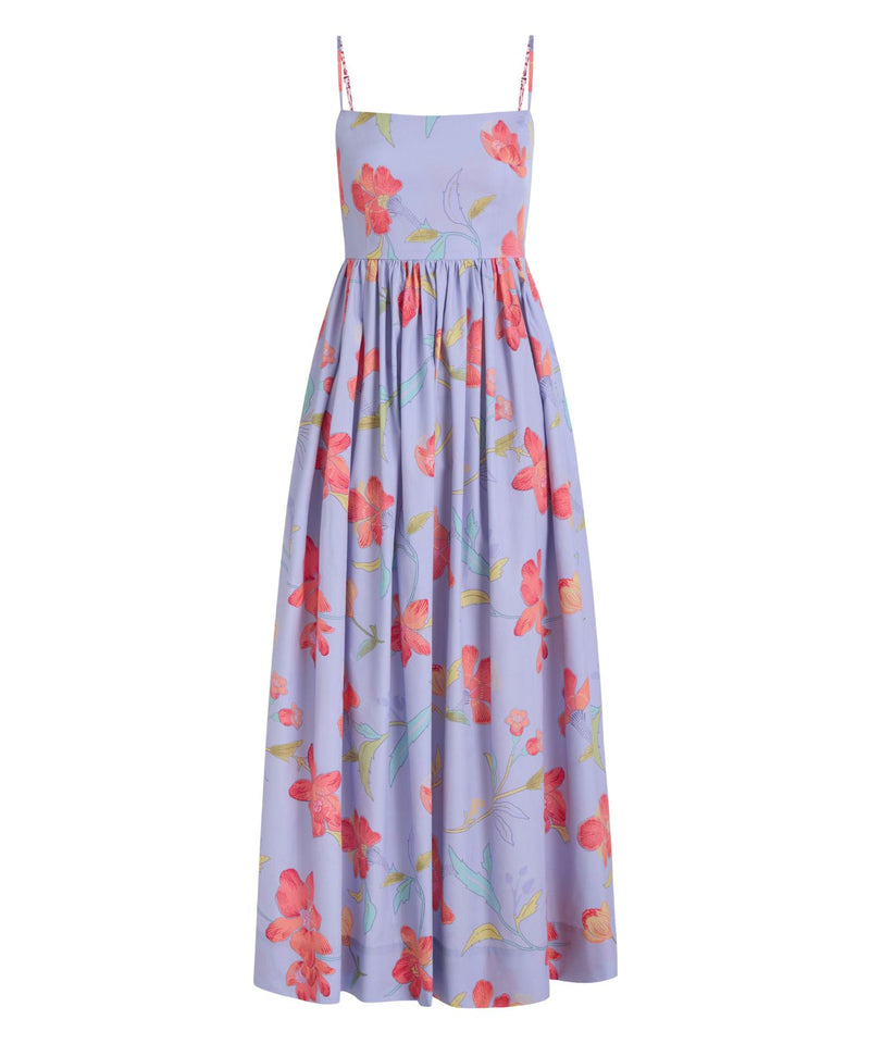 Emerson Dress in Violet Hibiscus