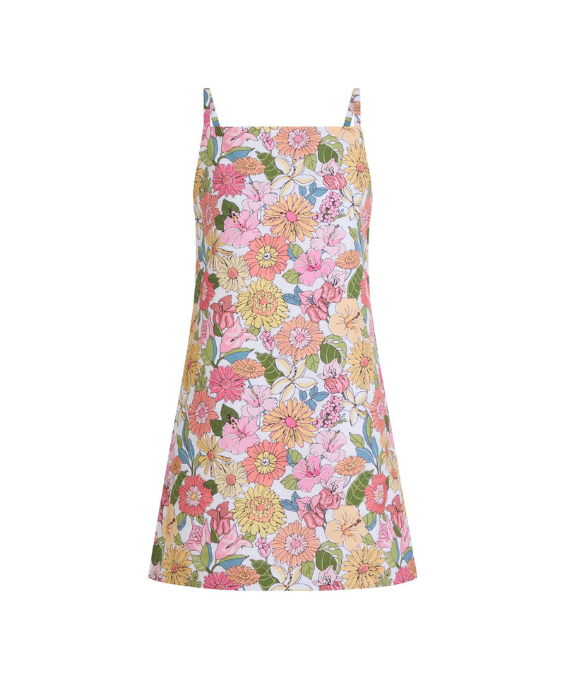 Scarlett Mini Dress in Flower Heads