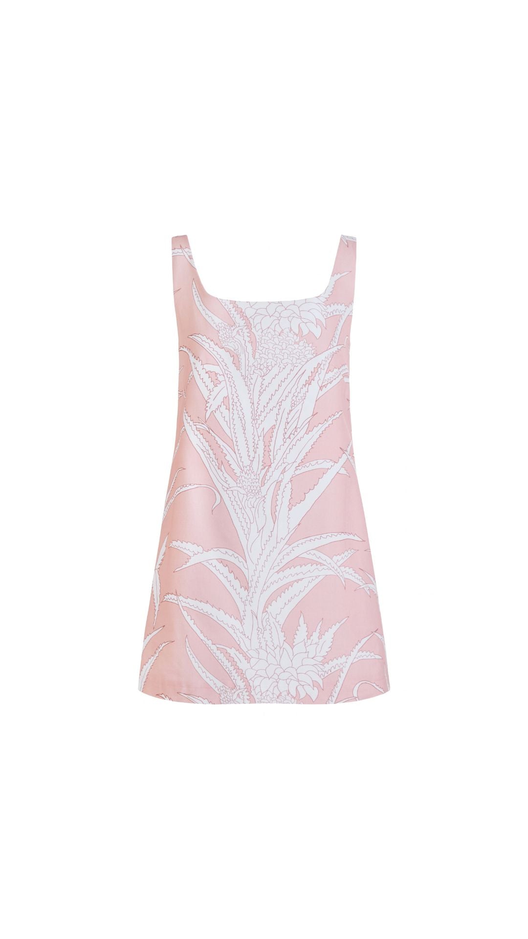 Cappie Mini Dress in Pink Pineapple