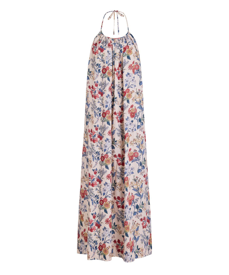 Halter Dress in Antique Floral