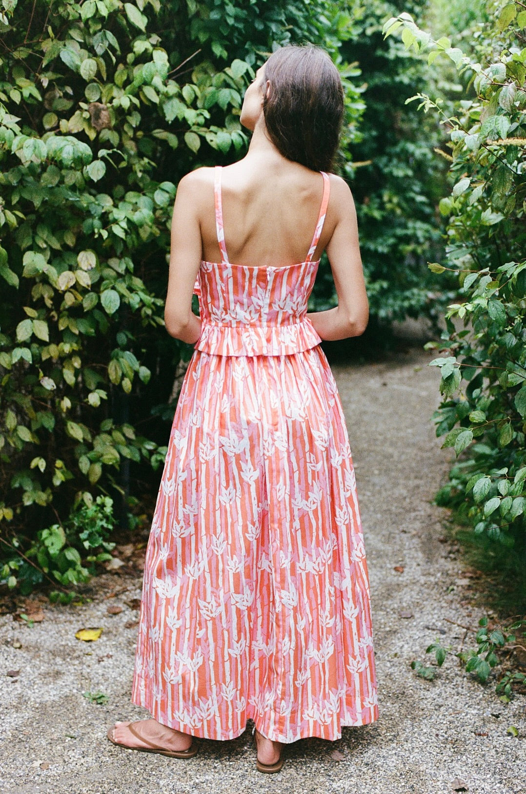 Lane Dress in Warm Batik Bamboo