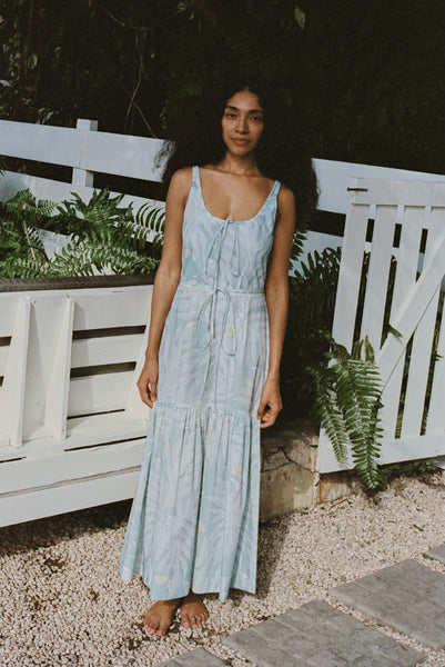 ワンピース Riviera Double Bow Dress misty blue misty blue】Riviera Double Bow Dress